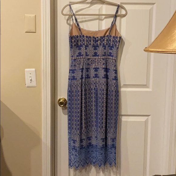 blue lace dress - Picture 2 of 2